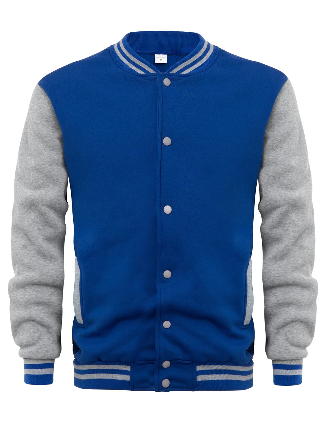Men’s Loose-Fit Baseball Jersey Bomber Jacket-HighTouch