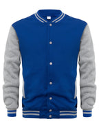 Men’s Loose-Fit Baseball Jersey Bomber Jacket-HighTouch