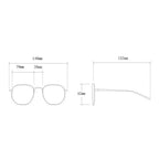 Unisex Retro PC Cat-Eye Sunglasses-HighTouch