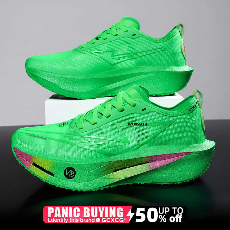 Carbon-Plate Air-Cushion Running Trainers Shoes