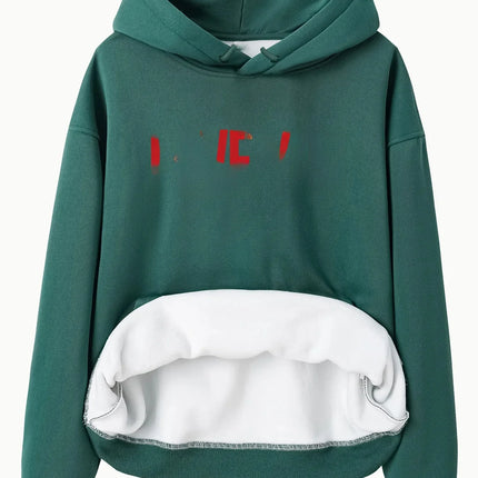 Oversize 3D Sound-Detail Hoodie – Retro Lazy-Style Streetwear for Fall/Winter