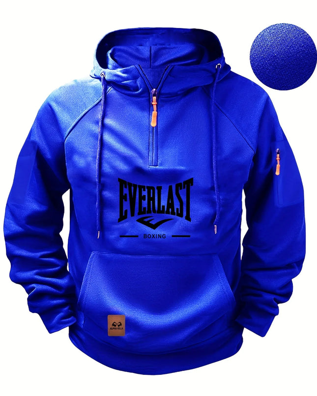 High-quality Men’s Multi-Zip Utility Hoodie – Fashionable Sweatshirt