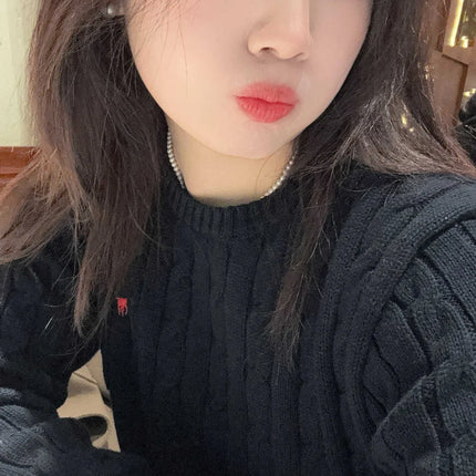 Women’s Thick Knit Oversized Pullover