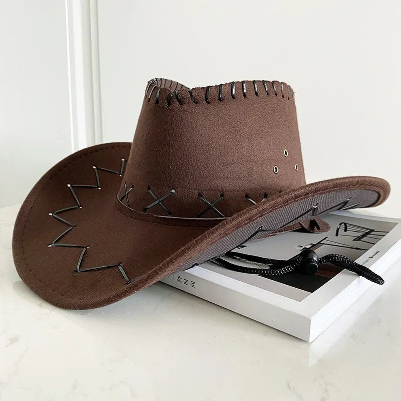 Bride Embellished Cowgirl Hat – Wide-Brim Bridal Fedora-HighTouch