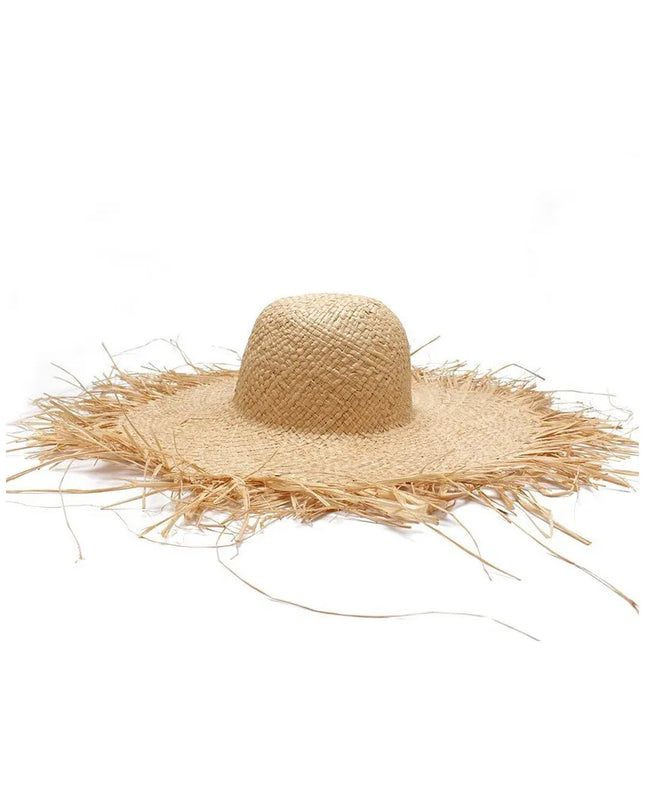 Women’s Wide‑Brim Floppy Straw Beach Hat