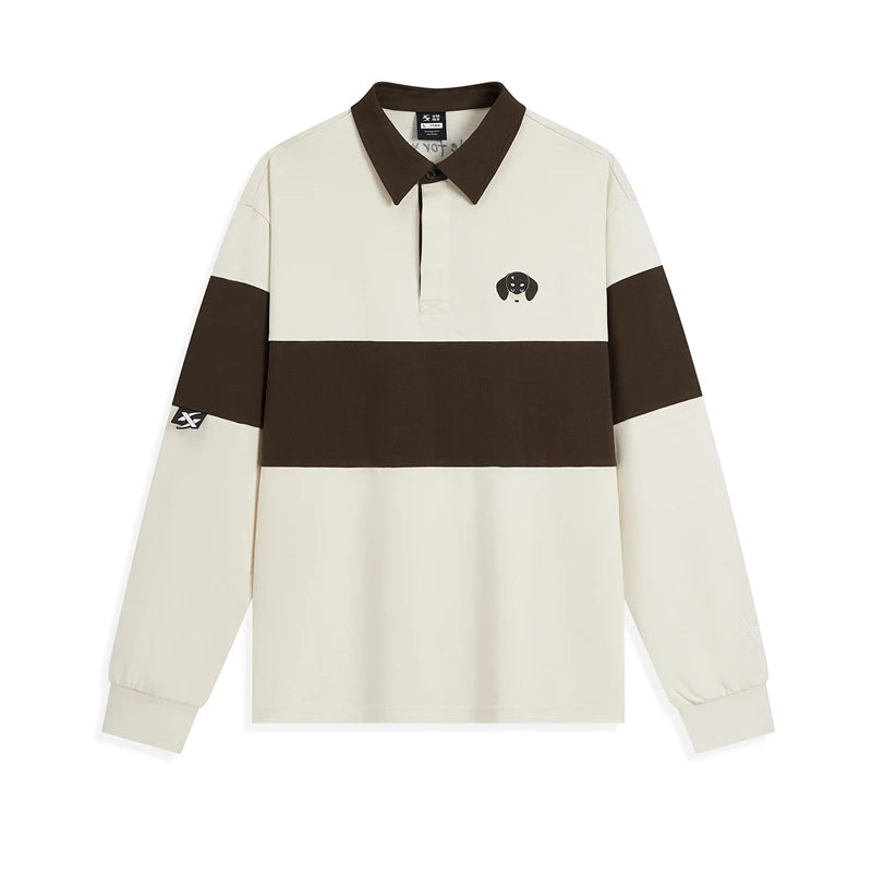 Xtep Autumn Mixed-Color Sweatshirt – Trendy & Breathable Unisex Pullover