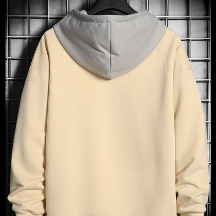 Men’s Harajuku-Style Oversized Hoodie – Bold Streetwear Pullover