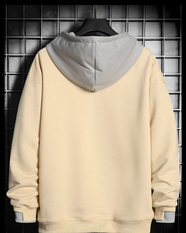 Men’s Harajuku-Style Oversized Hoodie – Bold Streetwear Pullover