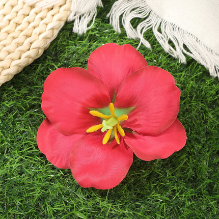 AWAYTR Bohemian Hawaiian Flower Hair Clip – Romantic Side Bash Clip for Women & Girls