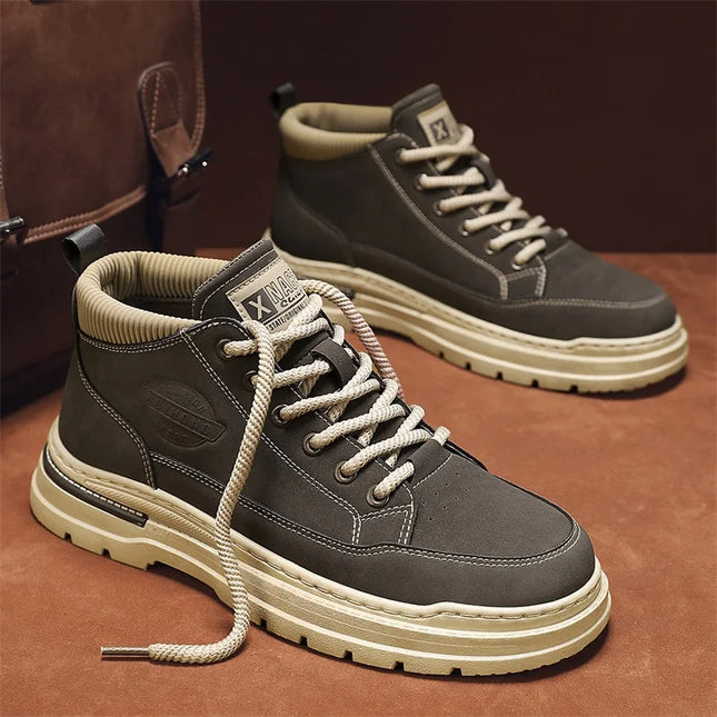 Men’s High-Top Anti-Slip Casual Boots
