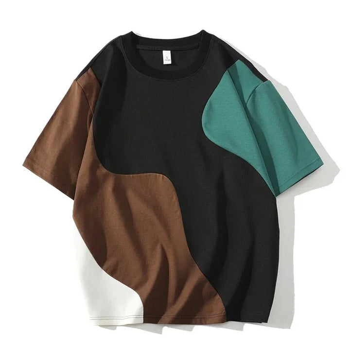 Men's Color Block T-Shirt – Casual Everyday Style