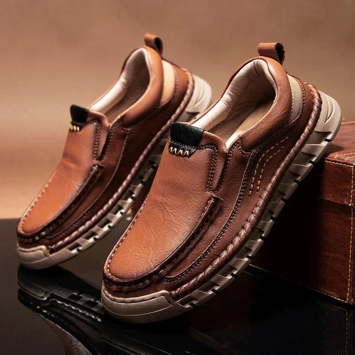 Men's Jetta Leather Loafers – Orthopedic Cushioned Shoes