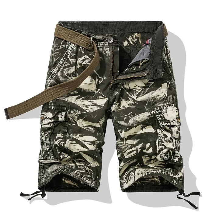 Men's Origin Camo Cargo Shorts - Casual Tactical Utility Shorts