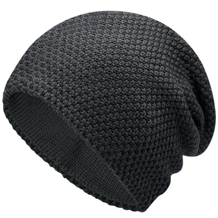 Big Size Knit Winter Beanie for Men & Women-HighTouch