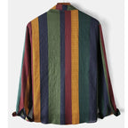 Loose Fit Long Sleeve Streetwear Shirt-HighTouch