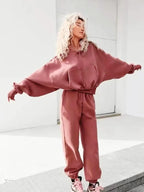 Women’s Fleece Tracksuit Set – Soft Hoodie & Jogger Pants for Cozy Style-HighTouch