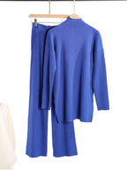 Stylish Women’s Knit Turtleneck Set – 2-Piece Outfit-HighTouch