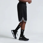 SONECHOKI genou longueur basket-ball Shorts hommes rayé ample course Sport gymnase maille respirant Fitness entraînement bas mâle-HighTouch