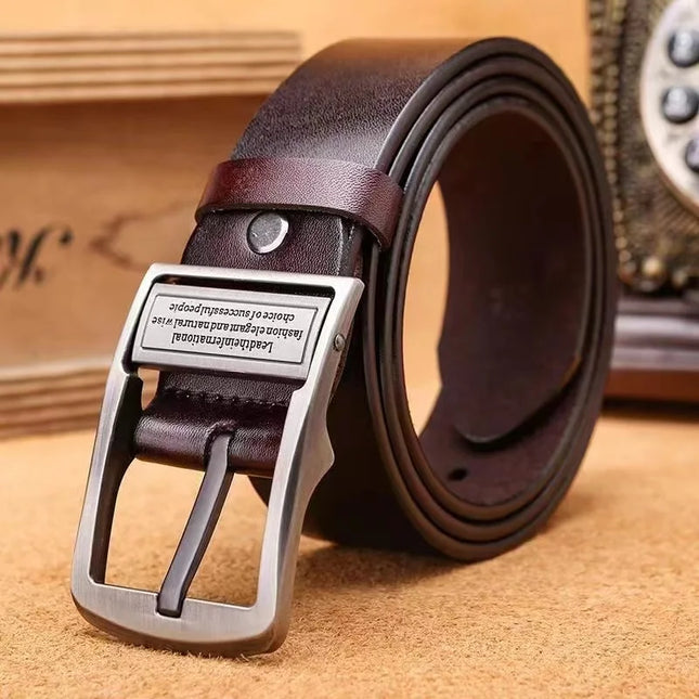 Luxury Cowhide Leather Belt for Men
