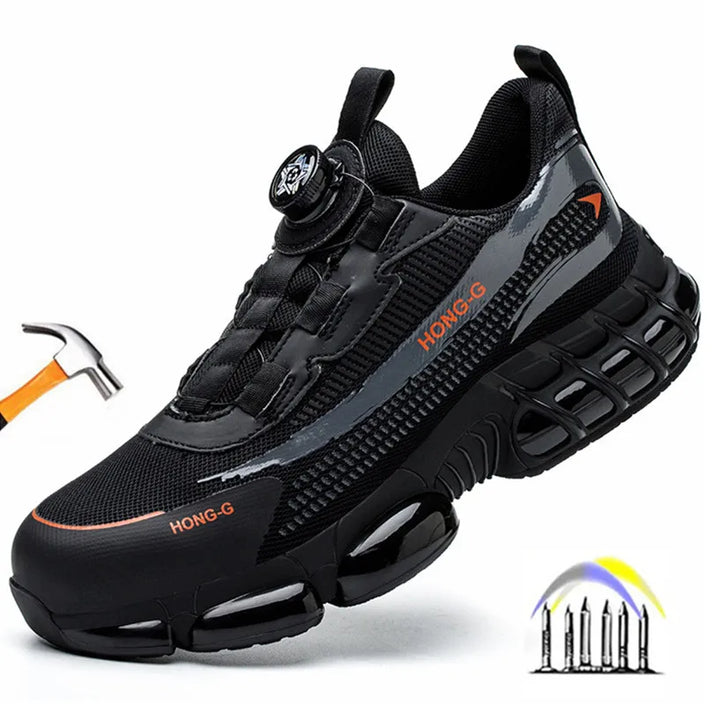 Steel Toe Anti-Puncture Safety Work Shoes-HighTouch