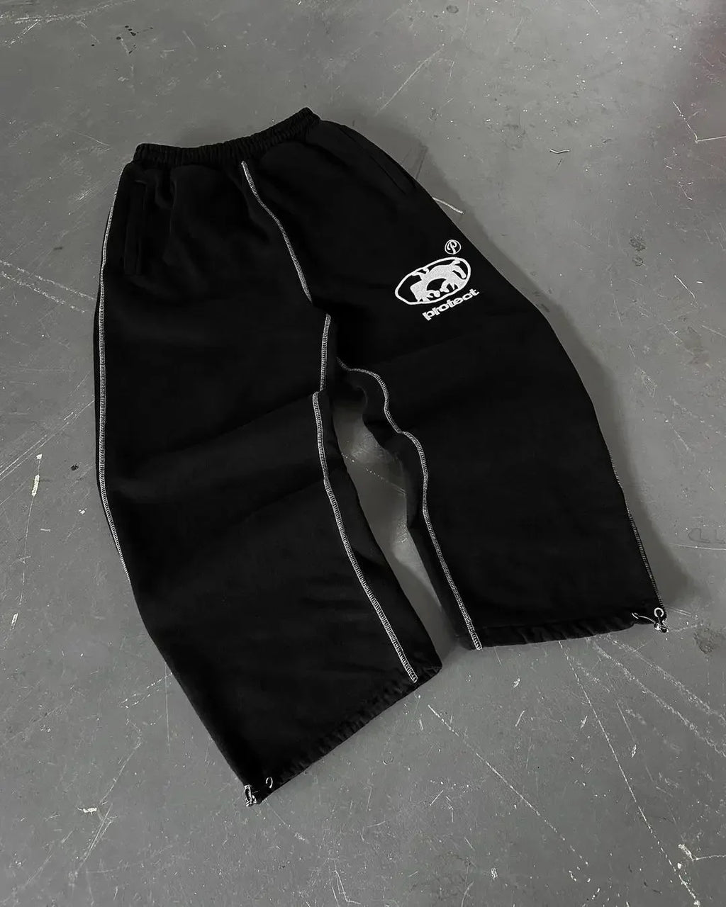 Y2K Retro Stripe Baggy Jogging Pants – Unisex Harajuku Streetwear-HighTouch