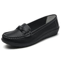 Diana - Genuine Leather Moccasin Loafers ~ Big Size-HighTouch