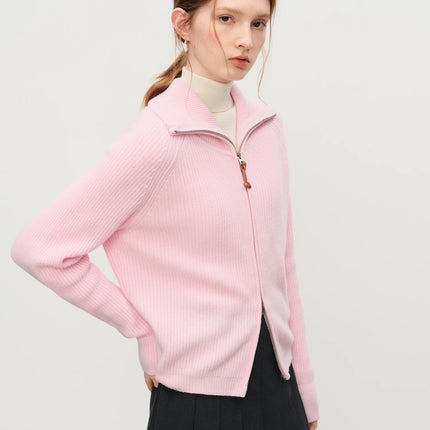 Wool-Mix Zip Vest Women