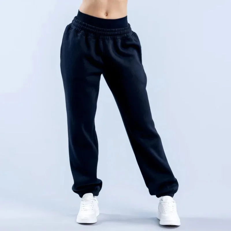 Women Wide Leg Sweatpants Cozy Loose Lounge Pants-HighTouch
