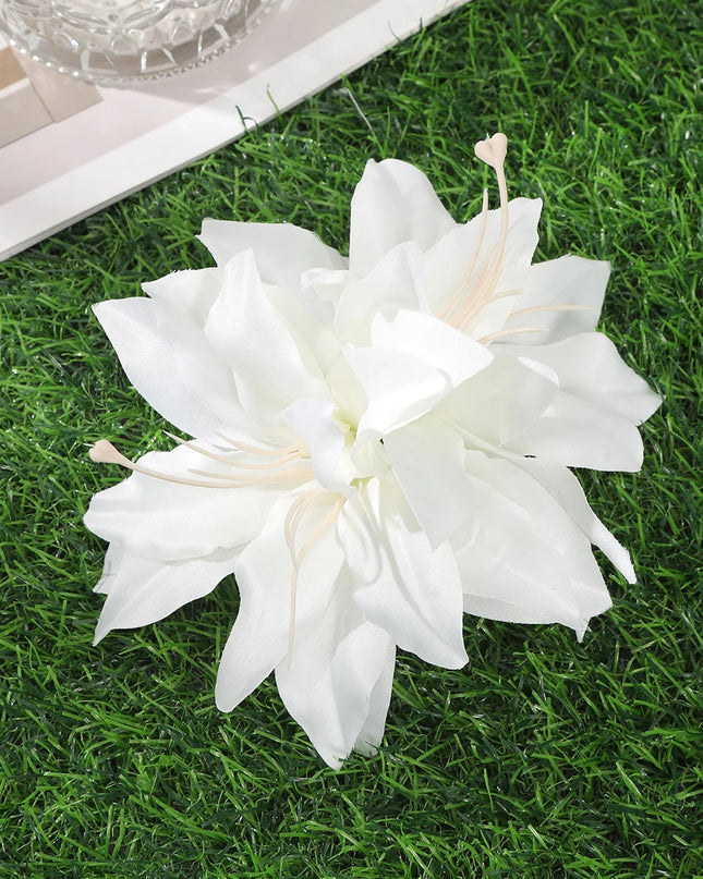 AWAYTR Bohemian Hawaiian Flower Hair Clip – Romantic Side Bash Clip for Women & Girls