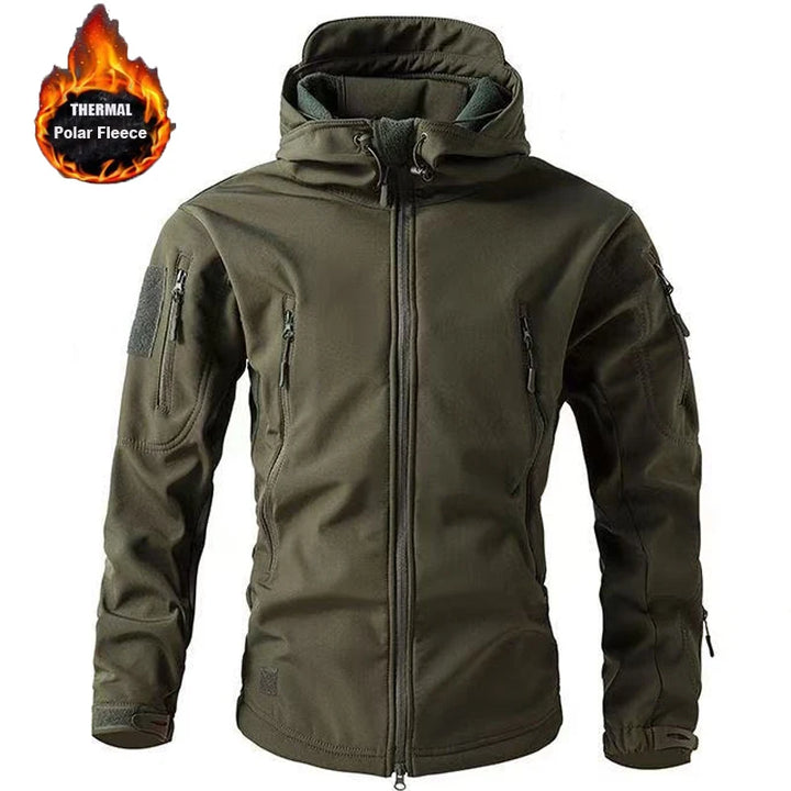 Waterproof Softshell Fleece Jacket Men-HighTouch