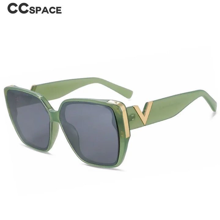 Women’s V-Logo Mirror Retro Sunglasses-HighTouch