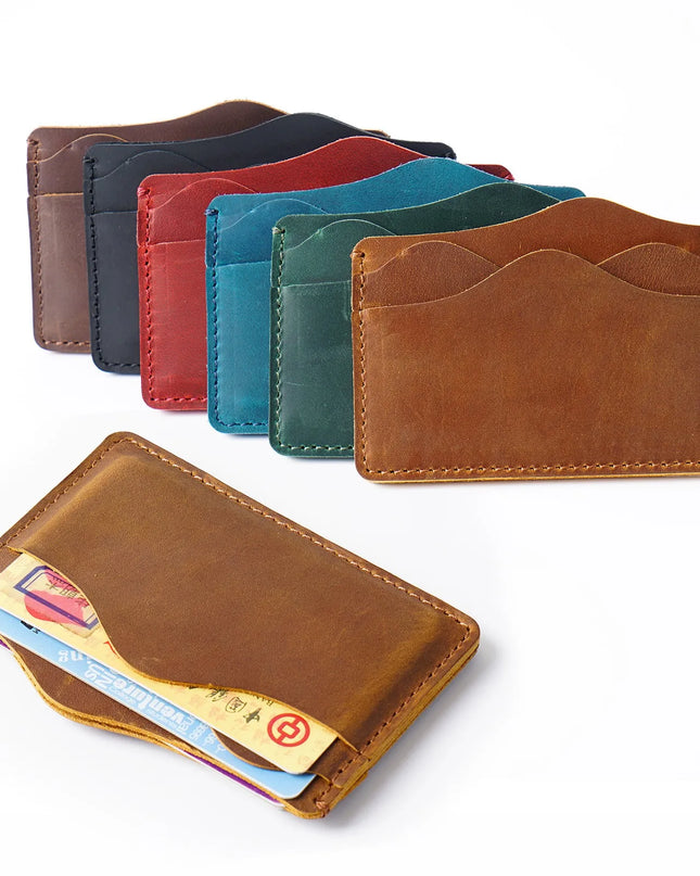 Slim Leather Bifold Wallet