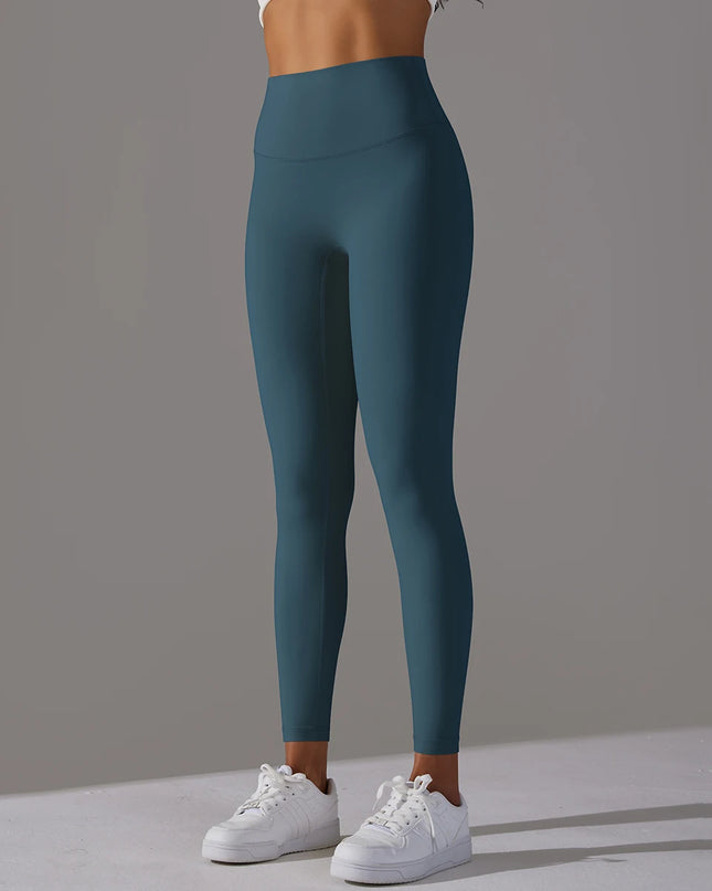 High-Wais Leggings – Buttery-Soft, Sweat-Wicking, with Hidden Pocket