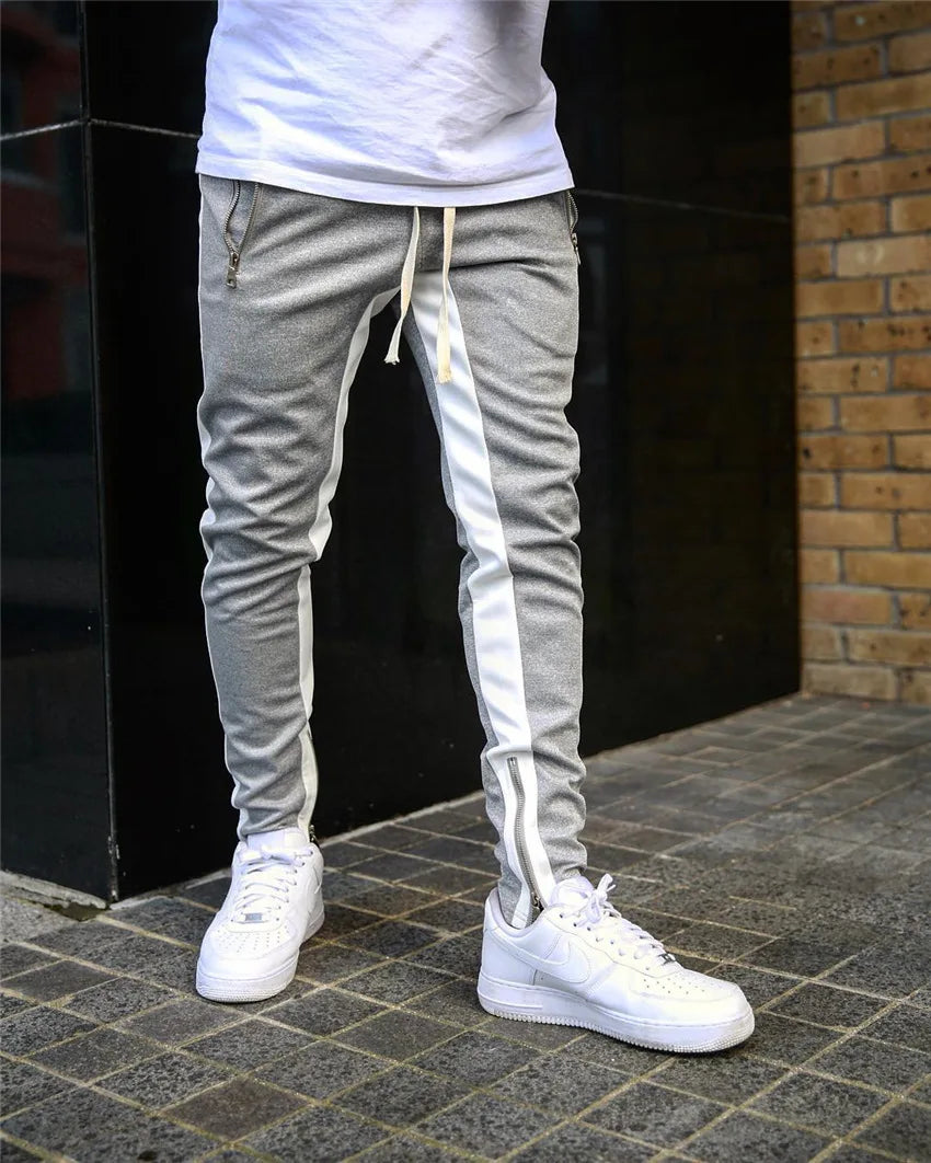 Men’s Slim Jogger Pants – Casual Gymwear with Elastic Waist-HighTouch
