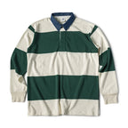 Vintage Campus Striped Button-Down Polo Tee – Ivy Prep Long Sleeve-HighTouch
