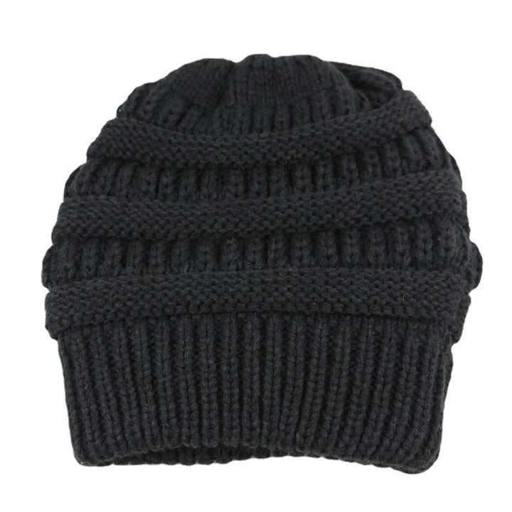 Satin-Lined Knitted Beanie-HighTouch