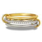 Two-Tone Hypoallergenic Copper Stackable Ring Set-HighTouch
