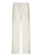 Sweetown Boho Straight‑Leg Pants – High‑Waist Loose Linen‑Blend Trousers with Pockets-HighTouch