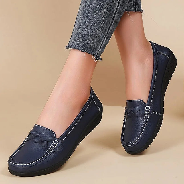 Diana™ - Genuine Leather Moccasin ~ Big Size