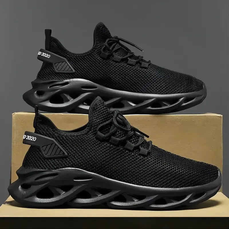 Men’s Lightweight Breathable Running Shoes-HighTouch