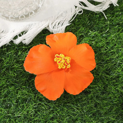 AWAYTR Bohemian Hawaiian Flower Hair Clip – Romantic Side Bash Clip for Women & Girls