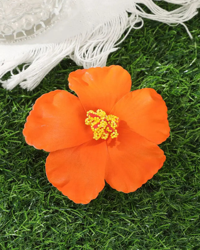 AWAYTR Bohemian Hawaiian Flower Hair Clip – Romantic Side Bash Clip for Women & Girls