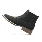 Men’s Embroidered Ankle Boots-HighTouch