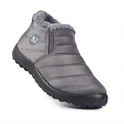 Waterproof Warm Snow Hiking Shoes Women – Non-Slip Low-Top Winter Trail
