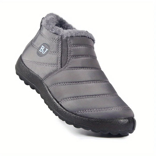 Waterproof Warm Snow Hiking Shoes Women – Non-Slip Low-Top Winter Trail