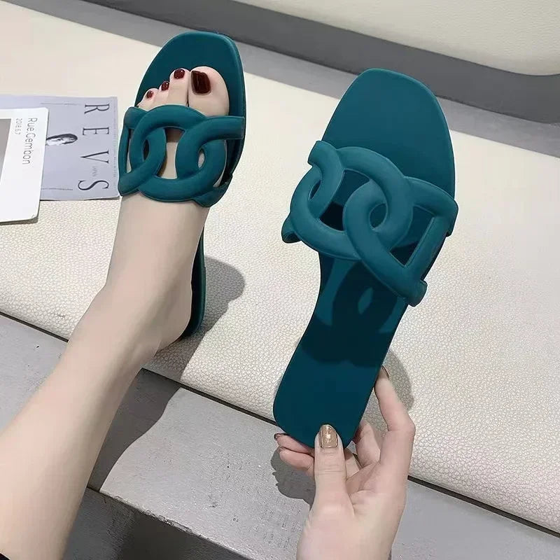 Candy Coloured Flat Slides-HighTouch