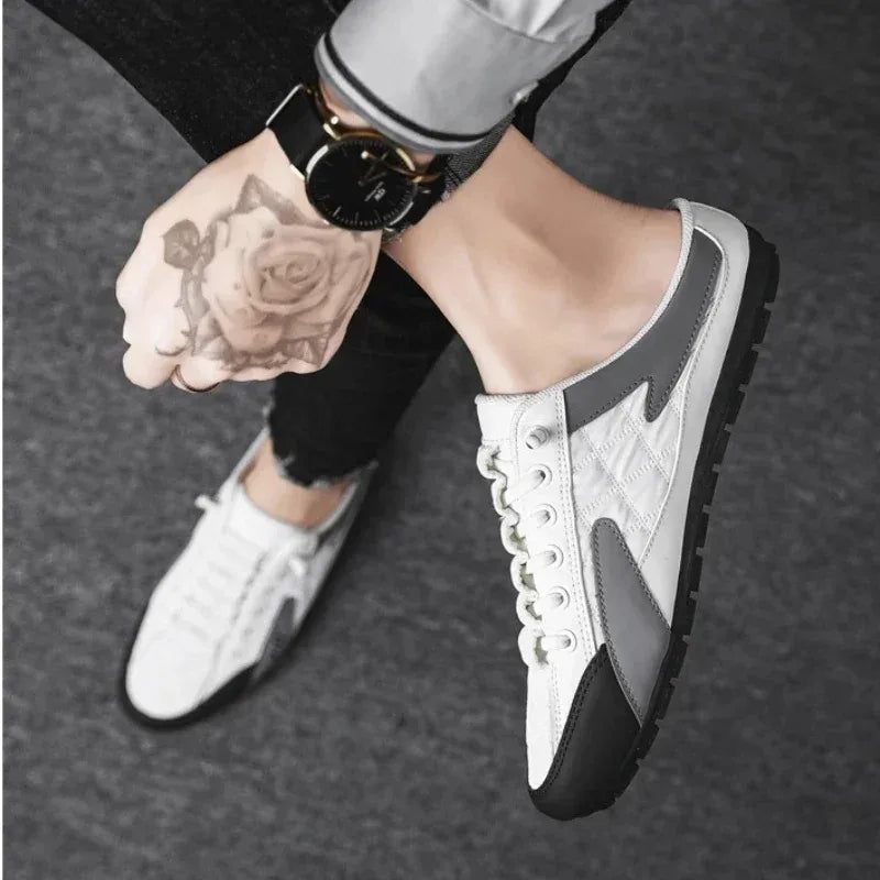 Men’s Soft-Sole Flat Slippers – Breathable Summer Casual Shoes-HighTouch