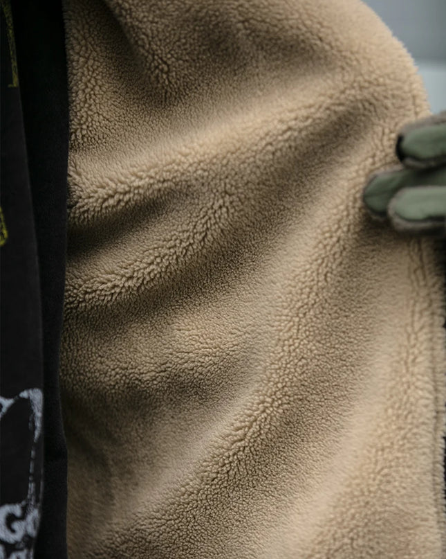 Japanese Vintage Polar Fleece Jacket Men