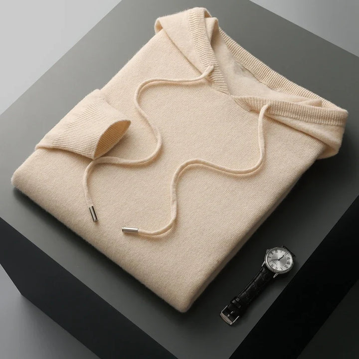 Men's Merino Wool Hoodie – Warm & Breathable