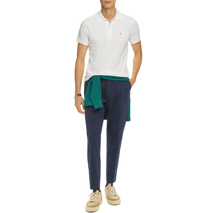 CHCH | Solid-Color Short Sleeve Polo Shirt